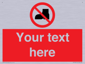 Custom No outdoor footwear